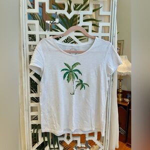 Krazy Kat embellished Palm tree tee, 60% cotton, never worn